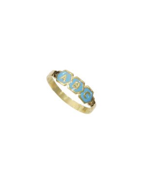 Anel Crianca abc - 00 - 1mm x 1mm - 0.53gr