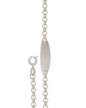 Pulseira Chapa Lisa - G3 - 6mm x 140mm - 2.26gr