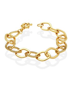 Pulseira  Losango Batido - CN - 11mm x 180mm - 12.20gr