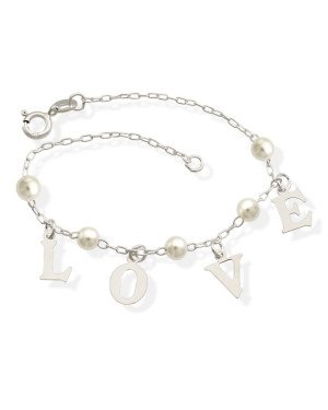 Pulseira AG Love 4 Peloras 4mm - G3 - 15mm x 180mm - 1.94gr
