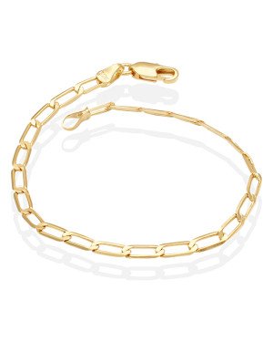 Pulseira Elo Longo  - CE - 1mm x 180mm - 2.00gr