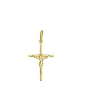 Pingente Cruz com Cristo - 00 - 14mm x 29mm - 0.66gr