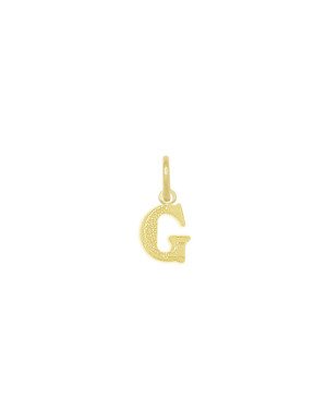 Pingente Letra G - 00 - 6mm x 15mm - 0.24gr