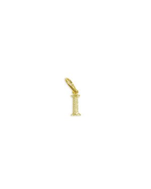Pingente Letra I - 00 - 7mm x 15mm - 0.20gr