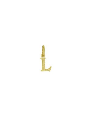Pingente Letra L - 00 - 9mm x 15mm - 0.19gr