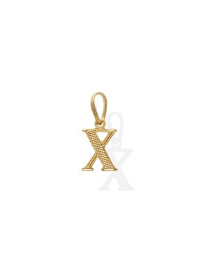 Pingente Letra - 00 - 6mm x 15mm - 0.23gr