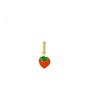 Pingente Moranguinho - 00 - 6mm x 14mm - 0.17gr