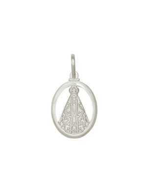 Pingente Nossa Senhora Aparecida Vazado - G1 - 16mm x 30mm - 1.65gr