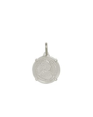 Pingente AG Medalha Austriaca Pq - G1 - 15mm x 24mm - 2.04gr