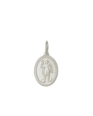 Pingente Medalha de Santo Expedito - G1 - 13mm x 25mm - 1.60gr