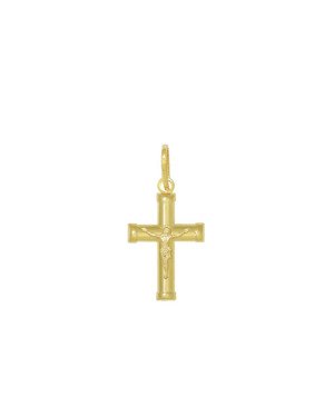 Pingente Cruz com Cristo - 00 - 12mm x 25mm - 0.82gr