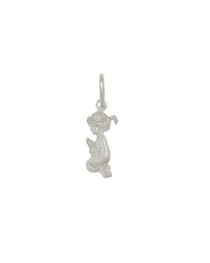 Pingente Menina em Oracao - G3 - 7mm x 24mm - 0.58gr
