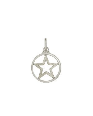 Pingente Estrela Salomao - G3 - 16mm x 16mm - 0.96gr