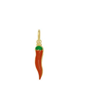 Pingente Pimenta - 00 - 5mm x 28mm - 0.86gr