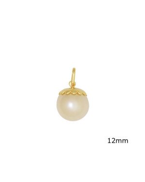 Pingente Perola - 00 - 12mm x 20mm - 1.63gr