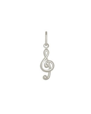 Pingente AG Nota Musical (SOL) - G3 - 8mm x 26mm - 0.63gr