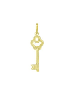 Pingente Chave Dupla 25mm - 00 - 9mm x 35mm - 0.76gr
