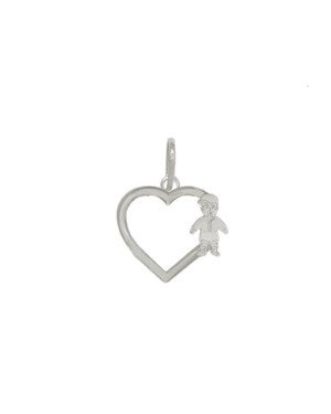 Pingente Ag Cor Vaz Menino - G3 - 16mm x 21mm - 0.88gr