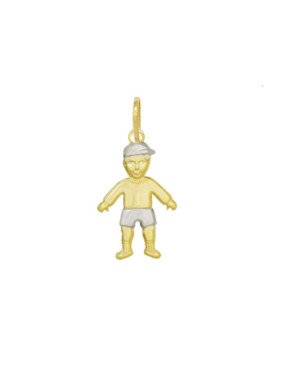 Pingente Menino Duplo - 00 - 14mm x 30mm - 0.98gr