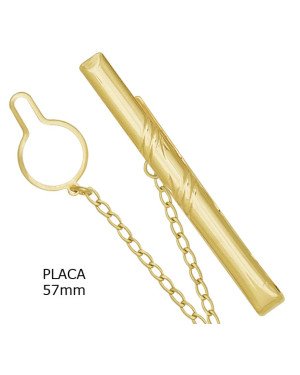 Pingente Prendedor Gravata - 00 - 5mm x 160mm - 4.10gr