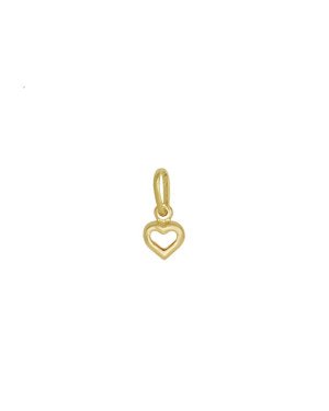 Pingente Coracao Vazado - 00 - 6mm x 12mm - 0.21gr