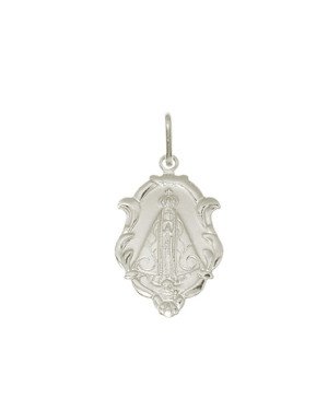 Pingente Nossa Sra Aparecida com Moldura - G1 - 16mm x 32mm - 2.51gr