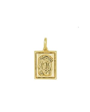 Pingente Face de Cristo - 00 - 12mm x 25mm - 1.78gr
