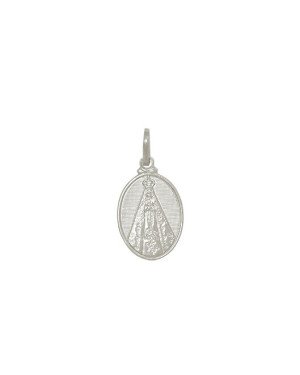 Pingente Oval N. Sra. Aparecida - G1 - 11mm x 15mm - 1.33gr