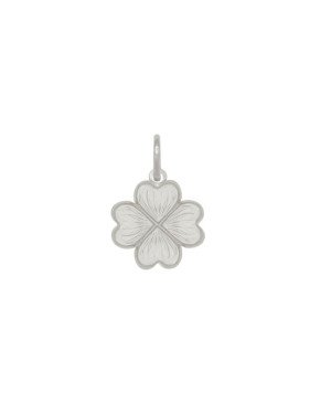 Pingente Trevo Duplo - G1 - 14mm x 23mm - 1.70gr