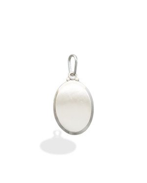 Pingente Oval Liso - G3 - 16mm x 30mm - 1.66gr