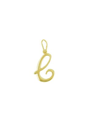 Pingente Letra "C" Media Lisa - 00 - 13mm x 29mm - 0.69gr
