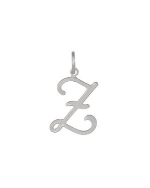 Pingente Letra "Z" Media Lisa - G1 - 16mm x 30mm - 1.02gr