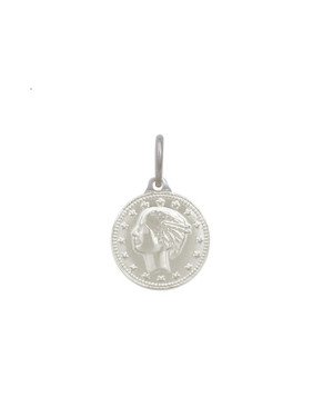 Pingente Ag Medalha 15mm - G1 - 15mm x 20mm - 1.92gr