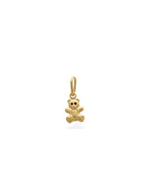 Pingente Ursinho Duplo - 00 - 7mm x 17mm - 0.40gr