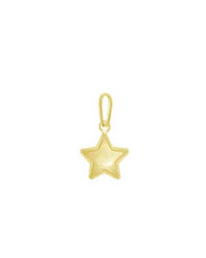 Pingente Estrela Dupla - 00 - 11mm x 20mm - 0.75gr