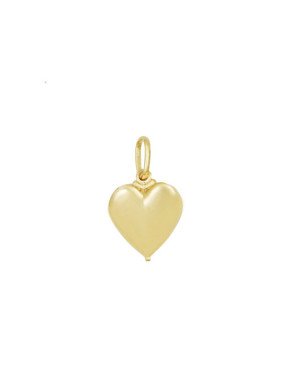 Pingente Coracao Duplo - 00 - 11mm x 19mm - 1.01gr