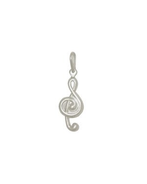 Pingente AG Nota Musical - G1 - 9mm x 28mm - 1.00gr