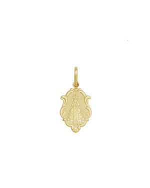 Pingente Nossa Sra Aparecida com Moldura - 00 - 10mm x 22mm - 0.76gr