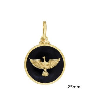 Pingente Espirito Santo com Resina - 00 - 45mm x 58mm - 4.95gr