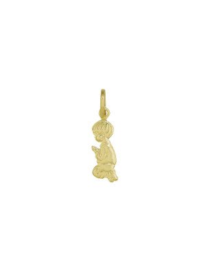 Pingente Menino Orando - 00 - 6mm x 25mm - 0.38gr