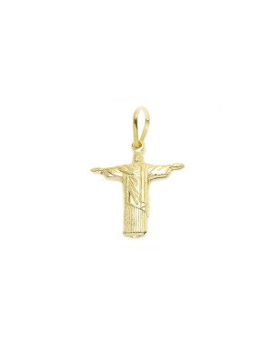 Pingente Cristo Redentor Duplo - 00 - 18mm x 28mm - 0.93gr