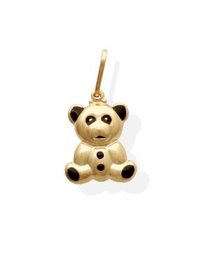 Pingente Urso Duplo 16mm (Resina) - 00 - 14mm x 25mm - 1.46gr