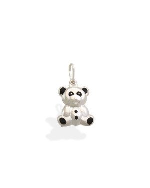 Pingente Urso Duplo - G3 - 14mm x 25mm - 1.95gr