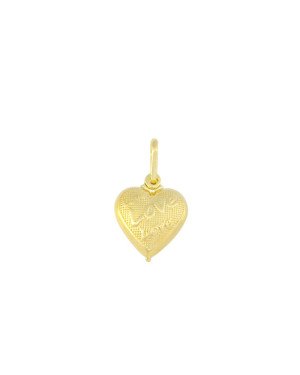 Pingente Coracao Duplo c/ Love 12mm - 00 - 12mm x 20mm - 1.00gr