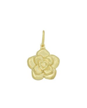 Pingente Flor Dupla 20mm - 00 - 20mm x 29mm - 2.30gr