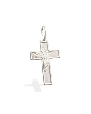 Pingente AG Cruz c/ Face de Cristo 50mm - G1 - 34mm x 60mm - 6.59gr