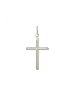 Pingente Cruz da Fe Lisa - G3 - 16mm x 22mm - 0.68gr
