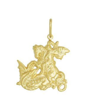 Pingente Sao Jorge 30mm - 00 - 30mm x 42mm - 3.80gr