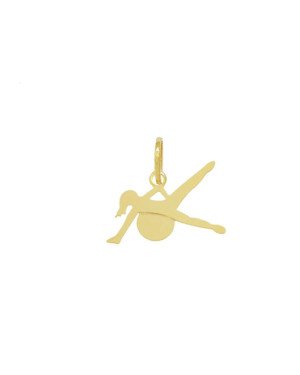 Pingente Pilates Foto Corrosao 20mm - 00 - 20mm x 17mm - 0.44gr