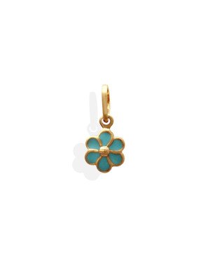 Pingente Flor 7mm p/ Resina  - 00 - 7mm x 14mm - 0.29gr